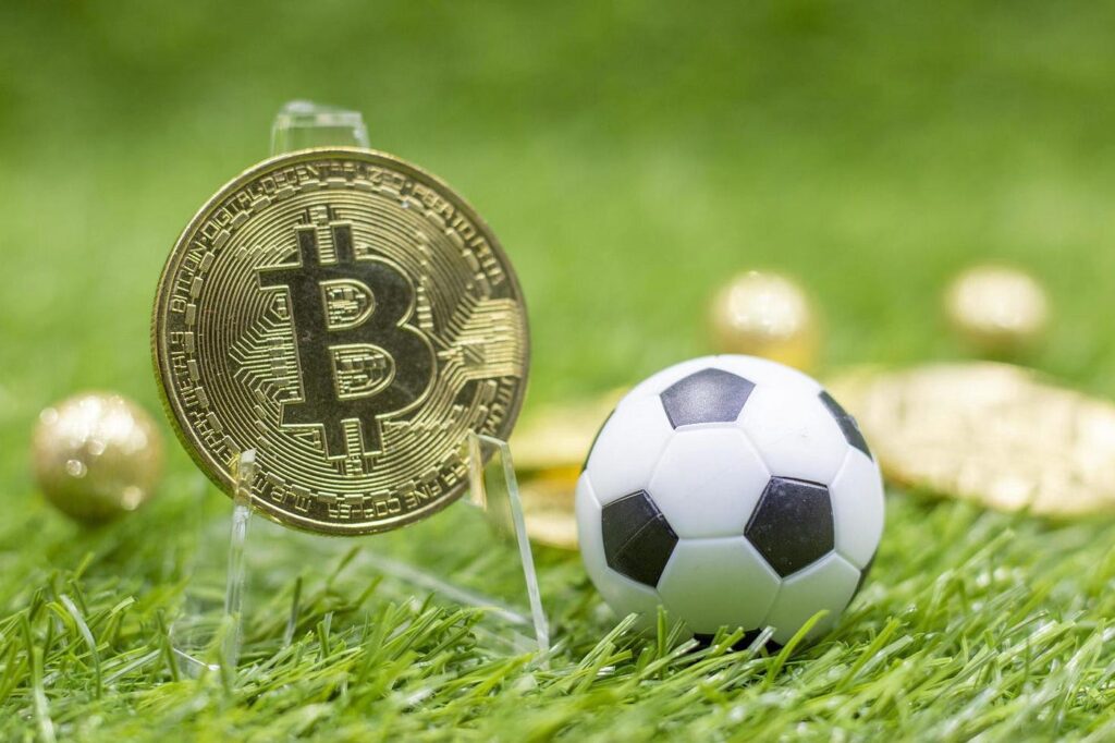 Voetbalwedden met cryptocurrencies